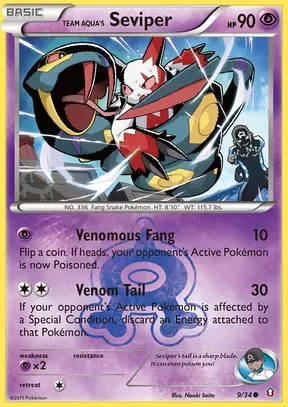 Team Aqua's Seviper #9