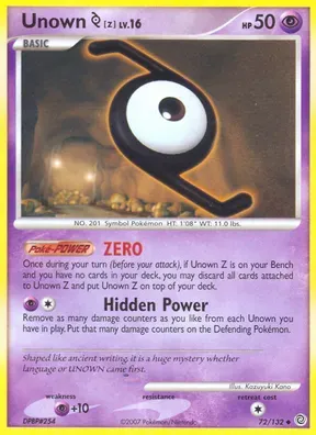 Unown [Z] #72