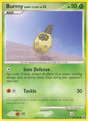 Burmy Sandy Cloak #54