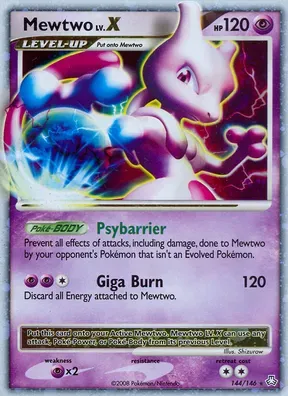 Mewtwo LV.X #144
