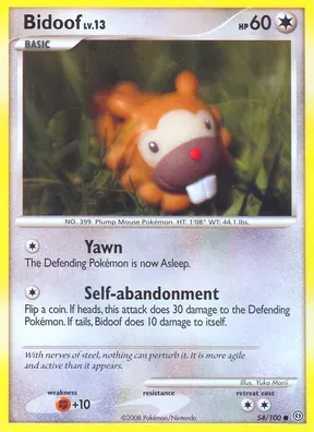 Bidoof #54