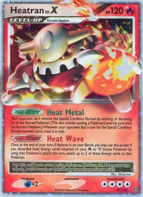Heatran LV.X #97