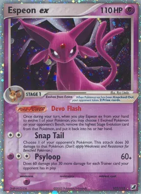 Espeon ex #102