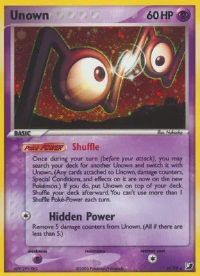 Unown #N