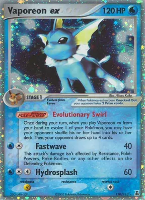 Vaporeon ex #110