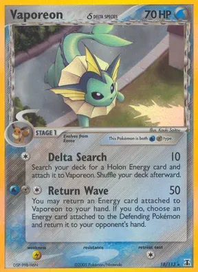 Vaporeon δ #18