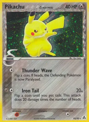 Pikachu δ #93