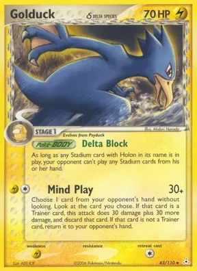 Golduck δ #43