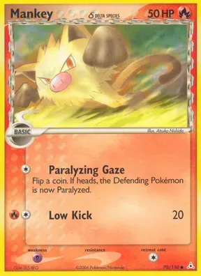 Mankey δ #70