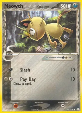 Meowth δ #71