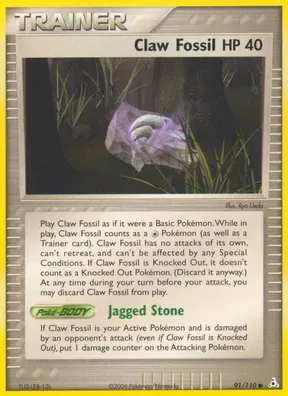 Claw Fossil #91