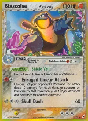 Blastoise δ #2