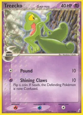 Treecko δ #68