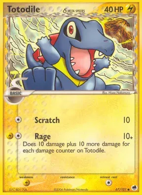 Totodile δ #67