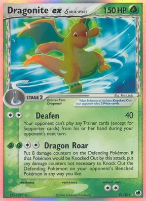 Dragonite ex δ #91