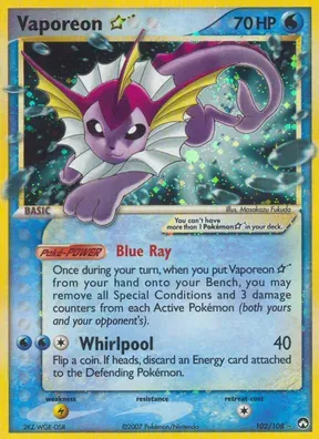 Vaporeon ★ #102
