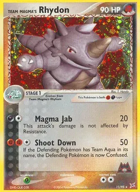 Team Magma's Rhydon #11