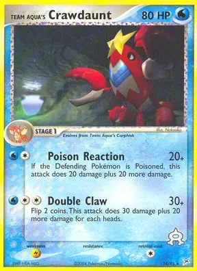 Team Aqua's Crawdaunt #14