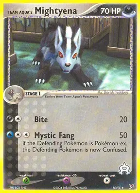 Team Aqua's Mightyena #15