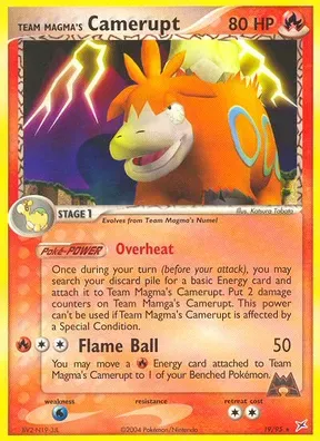 Team Magma's Camerupt #19