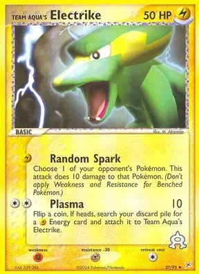 Team Aqua's Electrike #27
