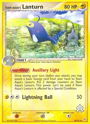 Team Aqua's Lanturn #28