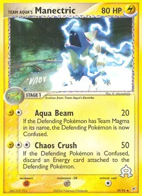 Team Aqua's Manectric #29