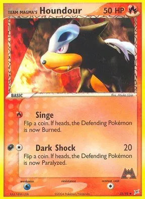 Team Magma's Houndour #35