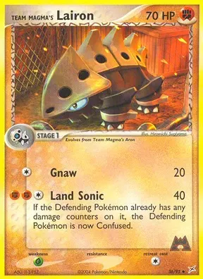Team Magma's Lairon #36