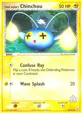 Team Aqua's Chinchou #49