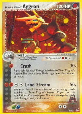 Team Magma's Aggron #7