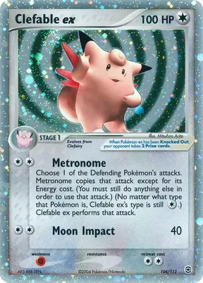 Clefable ex #106