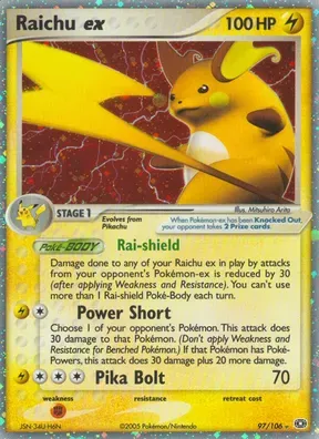 Raichu ex #97
