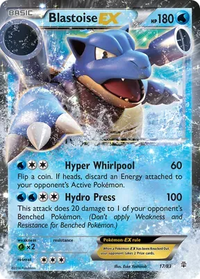 Blastoise-EX #17