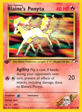 Blaine's Ponyta #63