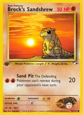 Brock's Sandshrew #72