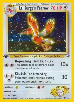 Lt. Surge's Fearow #7