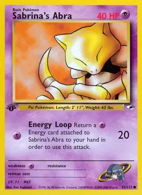 Sabrina's Abra #91