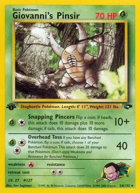 Giovanni's Pinsir #24