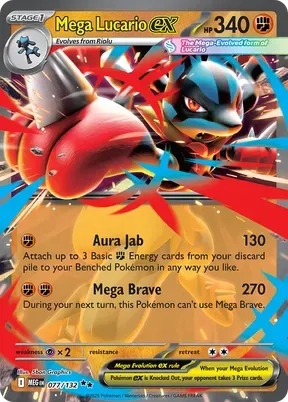 Mega Lucario ex #77