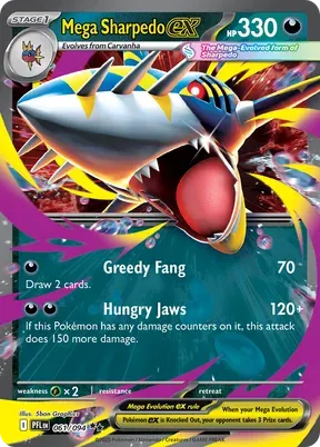 Mega Sharpedo ex #61