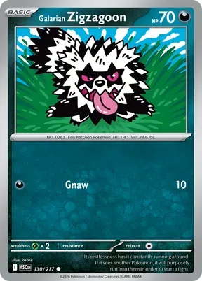 Galarian Zigzagoon #130