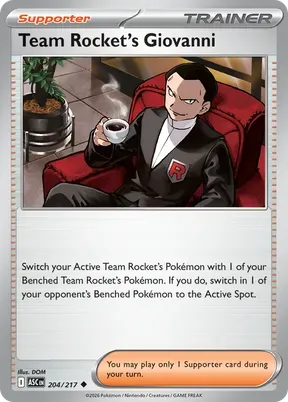 Team Rocket's Giovanni #204