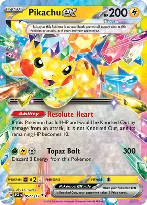 Pikachu ex #57