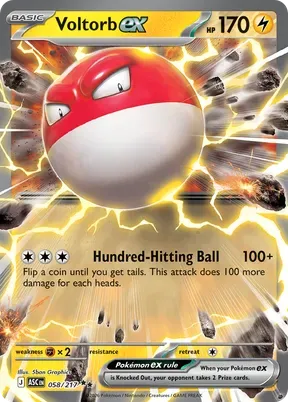 Voltorb ex #58