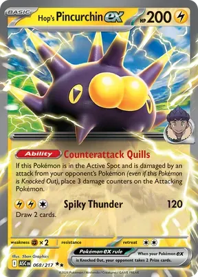 Hop's Pincurchin ex #68