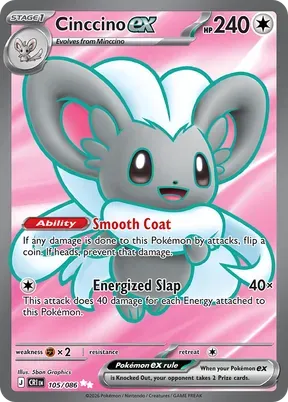 Cinccino ex #105