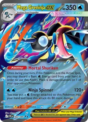 Mega Greninja ex #22