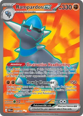 Rampardos ex #100