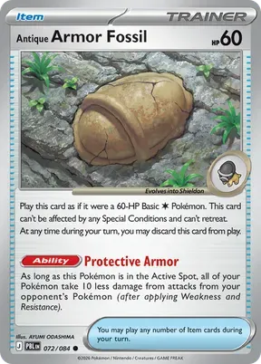 Antique Armor Fossil #72